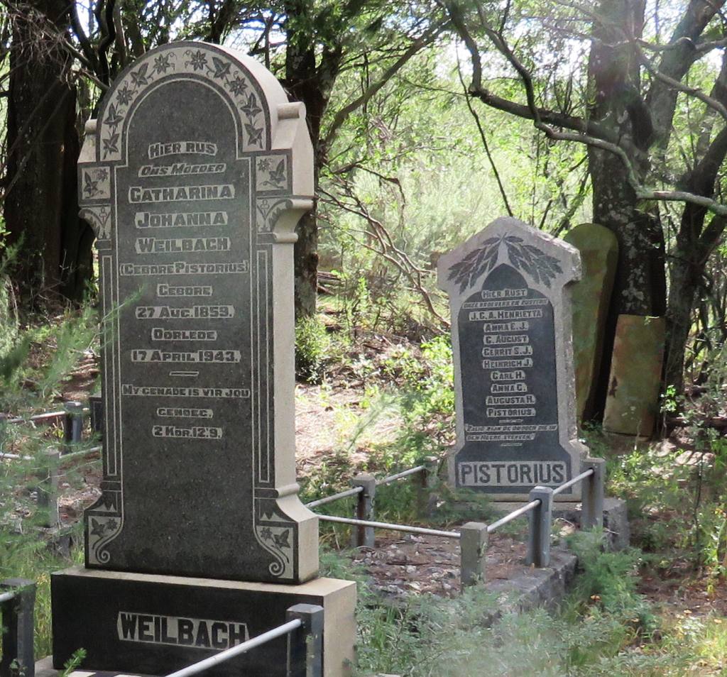 gravestone Catharina Johanna Weilbach 
